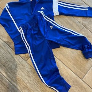 ADIDAS Size 6 Blue Track Suit